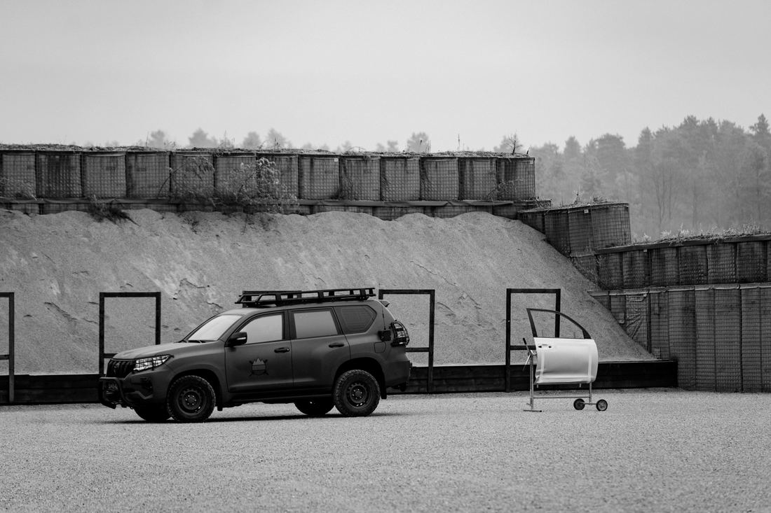 Fortis BR6 Land Cruiser at the certified test range, Slovenia