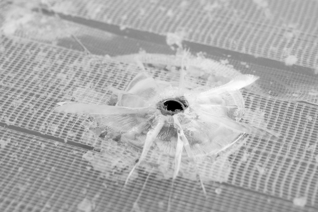 Fortis FTL laminate — round captured mid-layer, edge macro