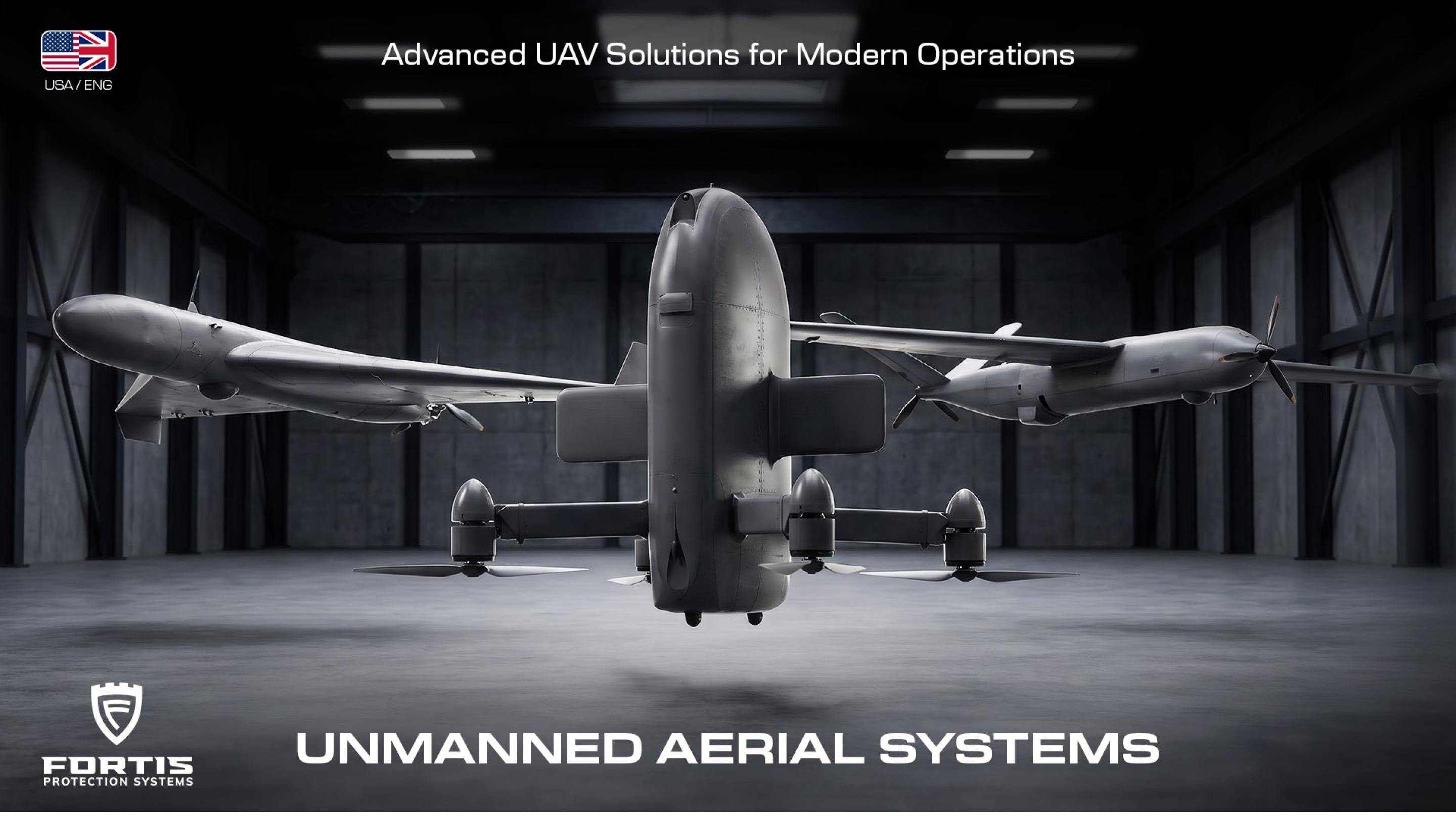Fortis armoured UAV drone protection system