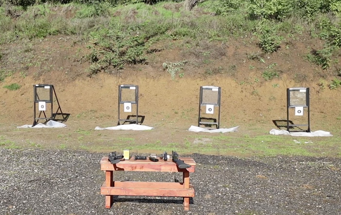 Live-fire ballistic testing at Fortis certified test range
